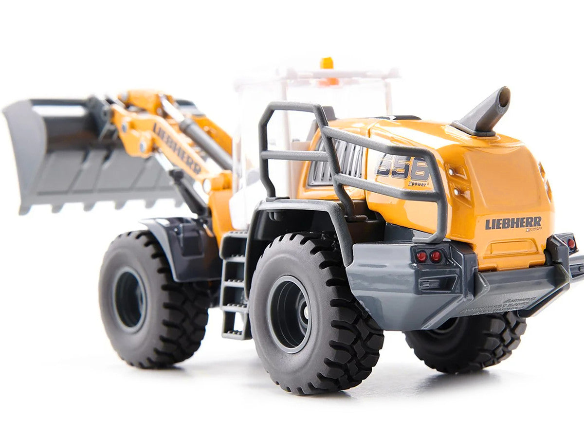 Liebherr L556 Wheel Loader Yellow with White Cabin 1/50 Diecast Model by Siku LuxuryLifeWay Online Store