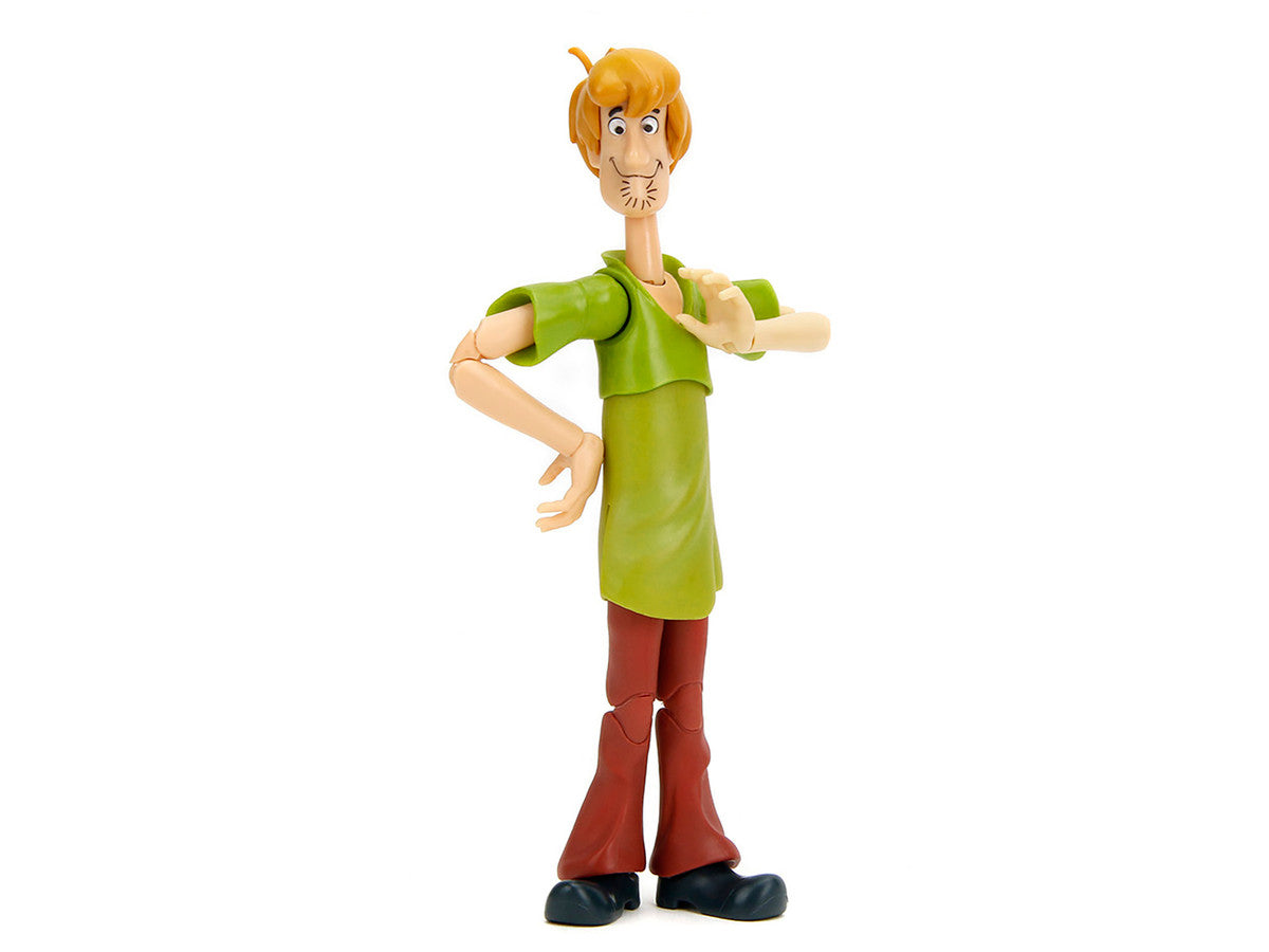 Shaggy Rogers 6.5" Moveable Figure with Accessories and Alternate Head and Hands "Scooby-Doo!" Franchise Model by Jada LuxuryLifeWay Online Store