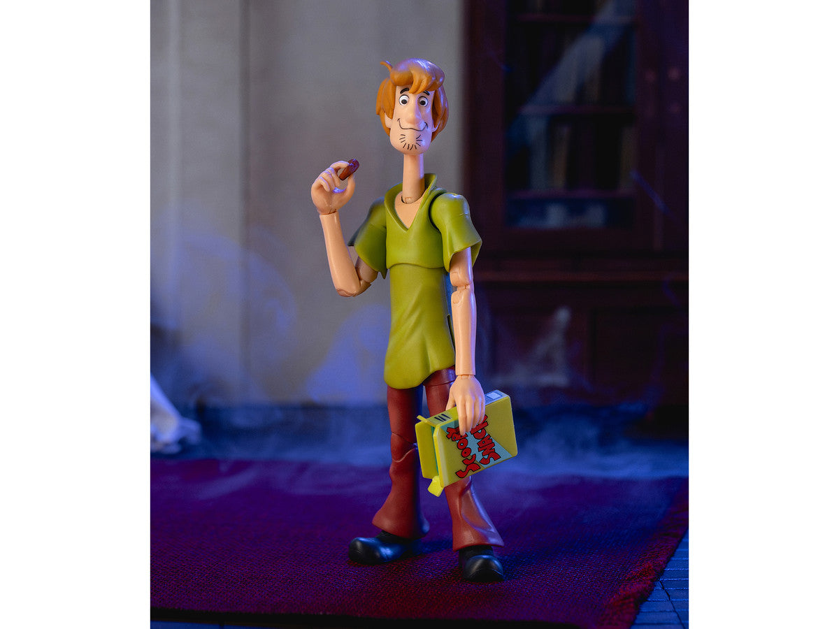 Shaggy Rogers 6.5" Moveable Figure with Accessories and Alternate Head and Hands "Scooby-Doo!" Franchise Model by Jada LuxuryLifeWay Online Store