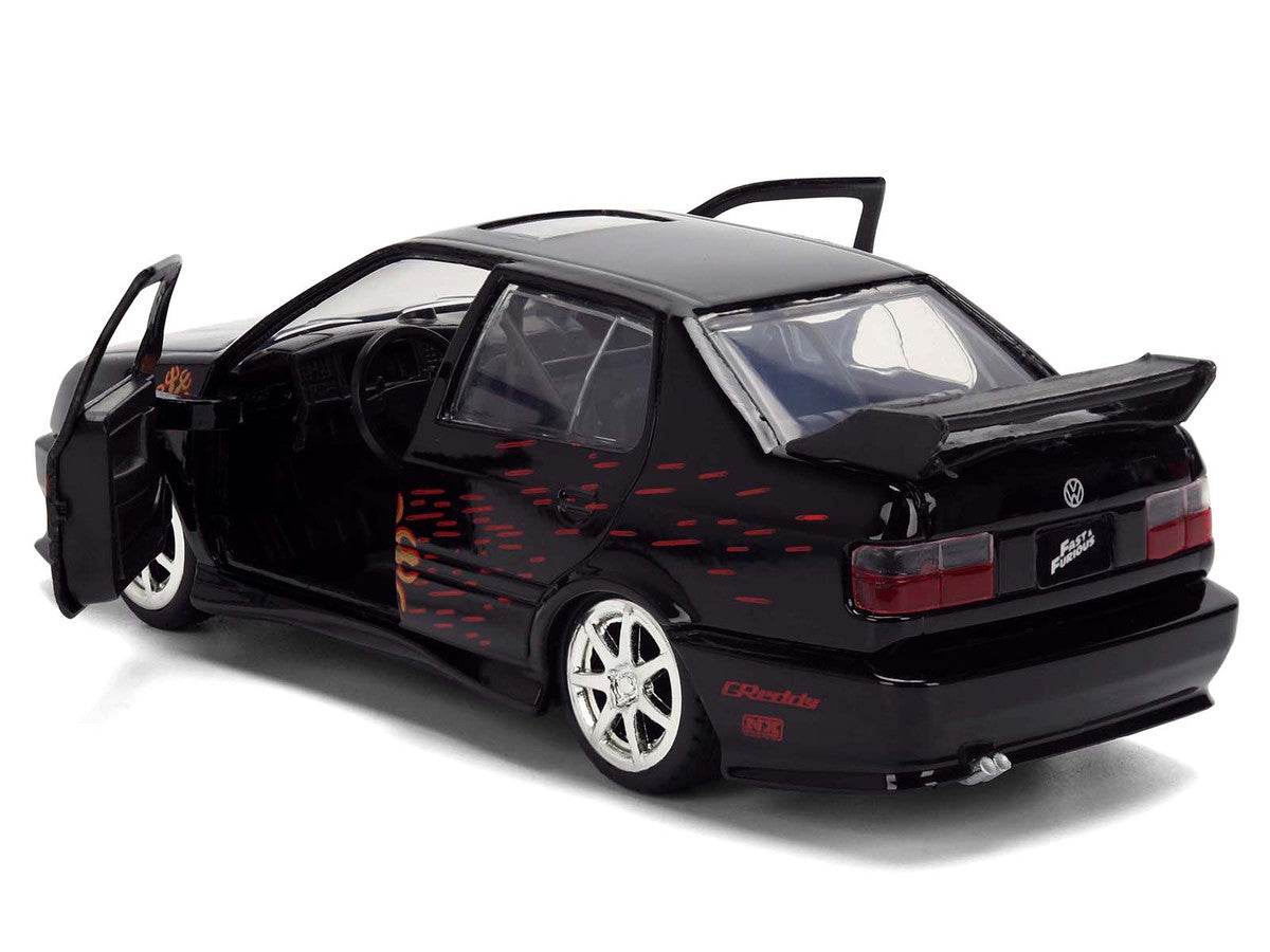 Volkswagen Jetta Black with Graphics "Fast & Furious Remix - 25th Anniversary" Series 1/32 Diecast Model Car by Jada LuxuryLifeWay Online Store