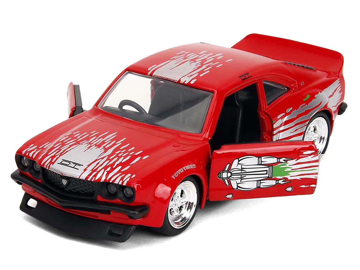1974 Mazda RX-3 Red with Graphics "Fast & Furious" Series 1/32 Diecast Model Car by Jada LuxuryLifeWay Online Store
