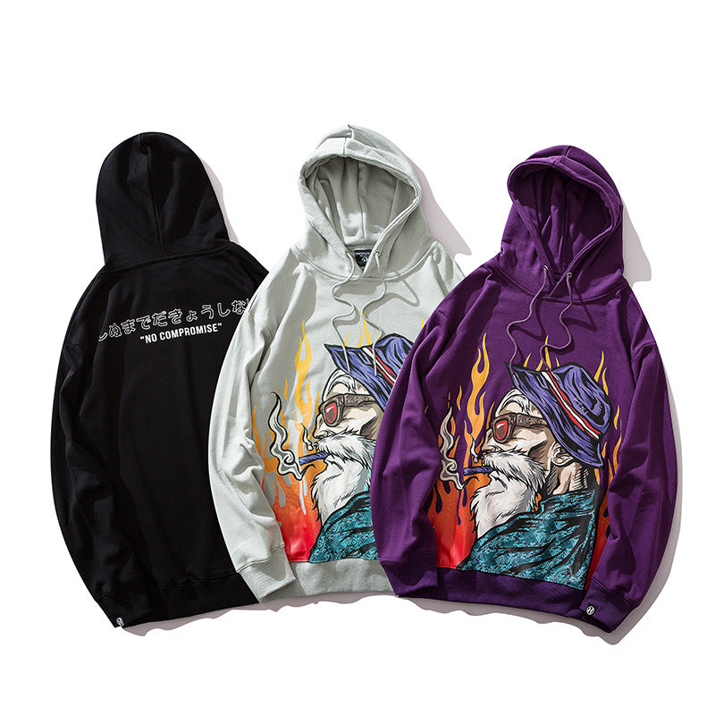 Long sleeve sweatshirt with ghost print