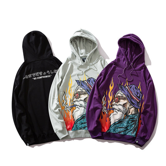 Long sleeve sweatshirt with ghost print