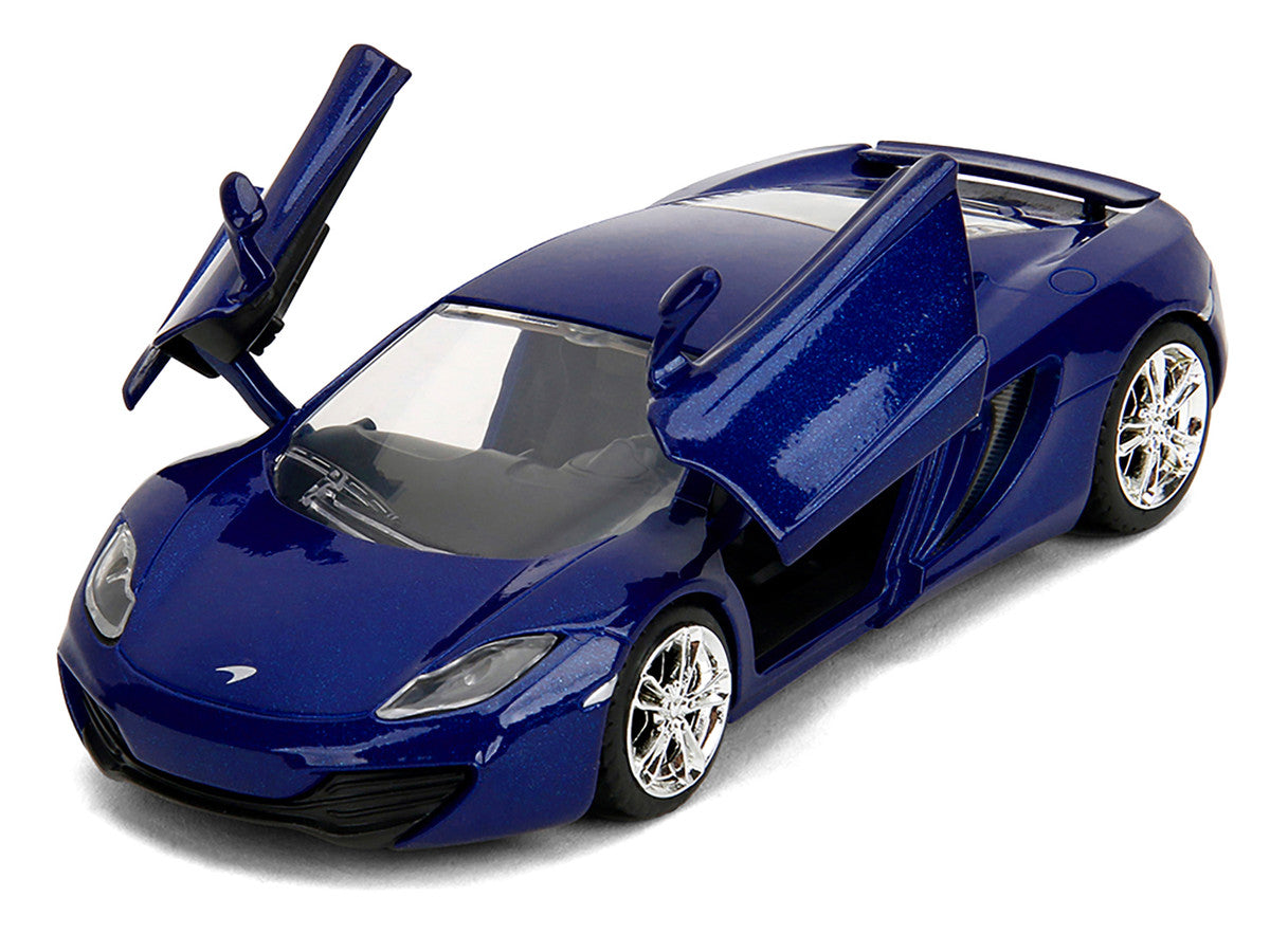 McLaren MP4.12C Blue Metallic "Furious 7" (2015) Movie "Fast & Furious" Series 1/32 Diecast Model Car by Jada LuxuryLifeWay Online Store