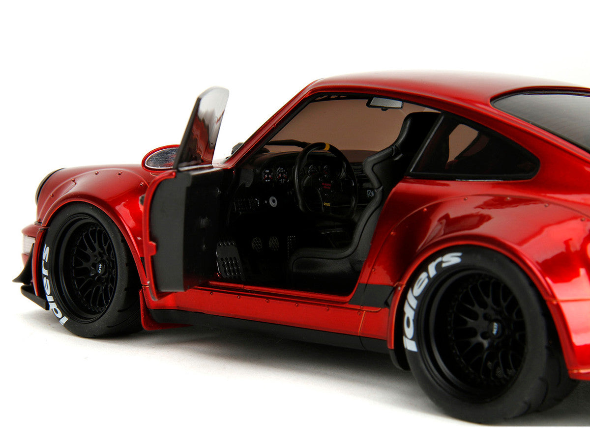 RWB Body Kit Red Metallic with Black Stripes "Pink Slips" Series 1/18 Diecast Model Car by Jada LuxuryLifeWay Online Store