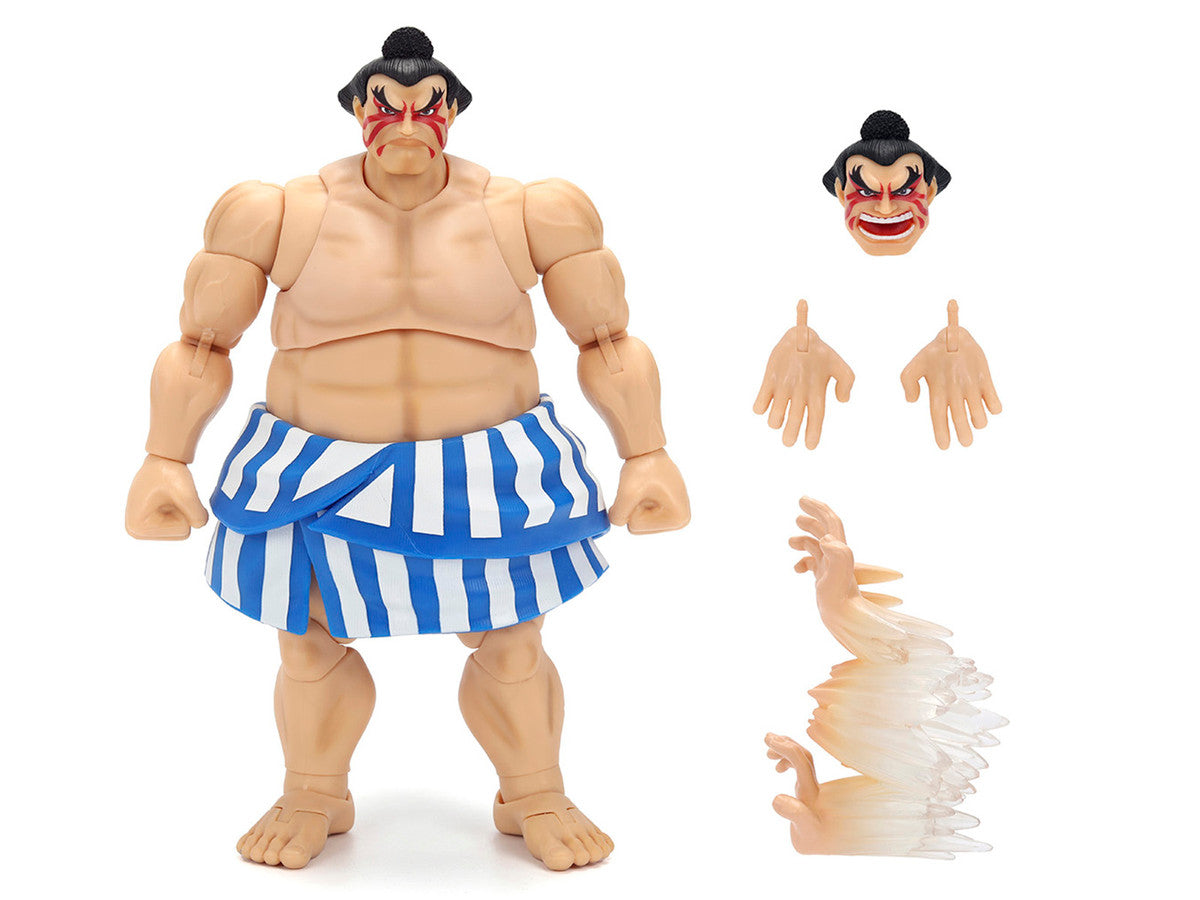 E. Honda 6.5" Moveable Figure with Accessories and Alternate Head and Hands "Ultra Street Fighter II: The Final Challengers" (2017) Video Game Model by Jada LuxuryLifeWay Online Store