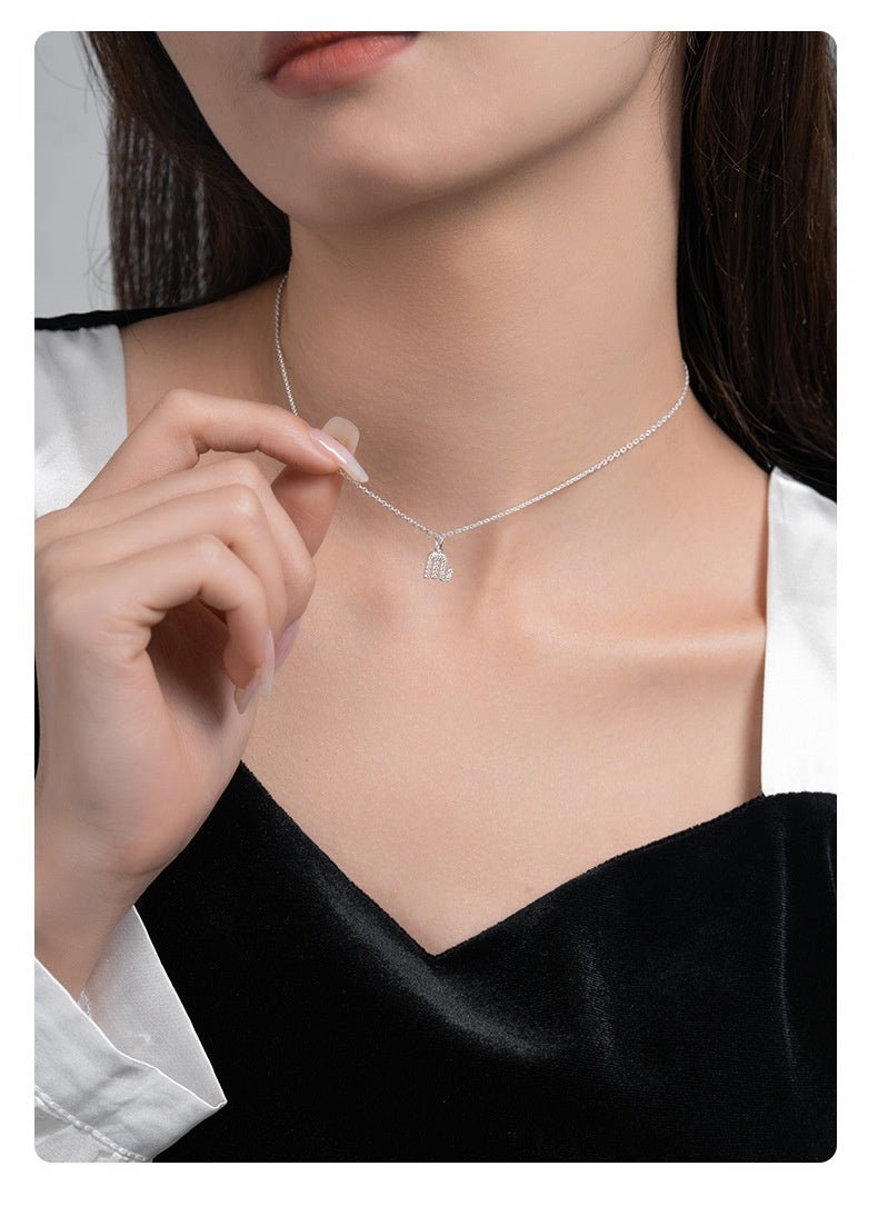 S925 Silver 12 Zodiac Sign Pendant LadyShow.Store