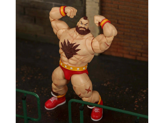 Zangief 7.5" Moveable Figure with Accessories and Alternate Head and Hands "Ultra Street Fighter II: The Final Challengers" (2017) Video Game Model by Jada LuxuryLifeWay Online Store