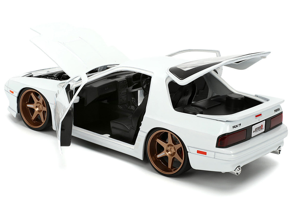 1985 Mazda RX-7 White "JDM Tuners" Series 1/24 Diecast Model Car by Jada LuxuryLifeWay Online Store