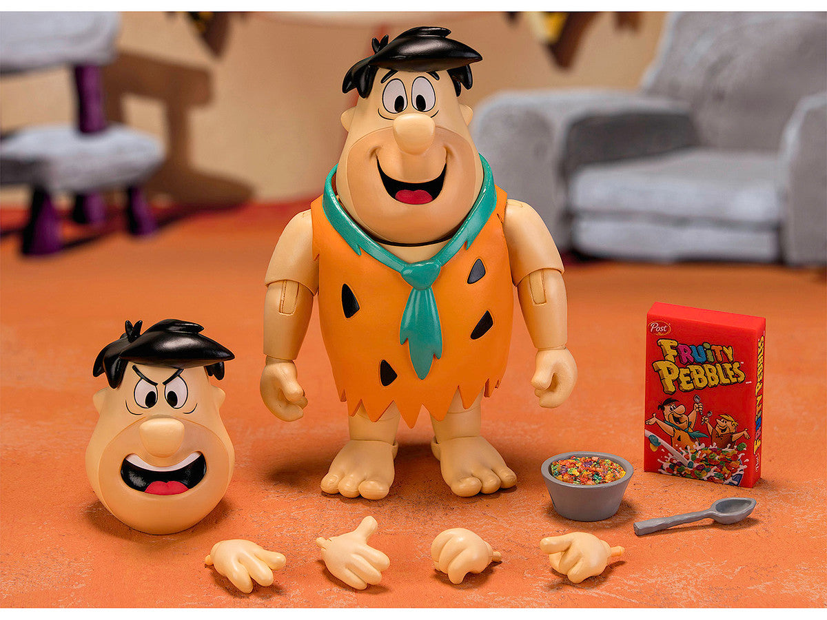 Fred Flintstone 6" Moveable Figure with Accessories and Alternate Head and Hands "The Flintstones - Post Fruity Pebbles" Model by Jada LuxuryLifeWay Online Store