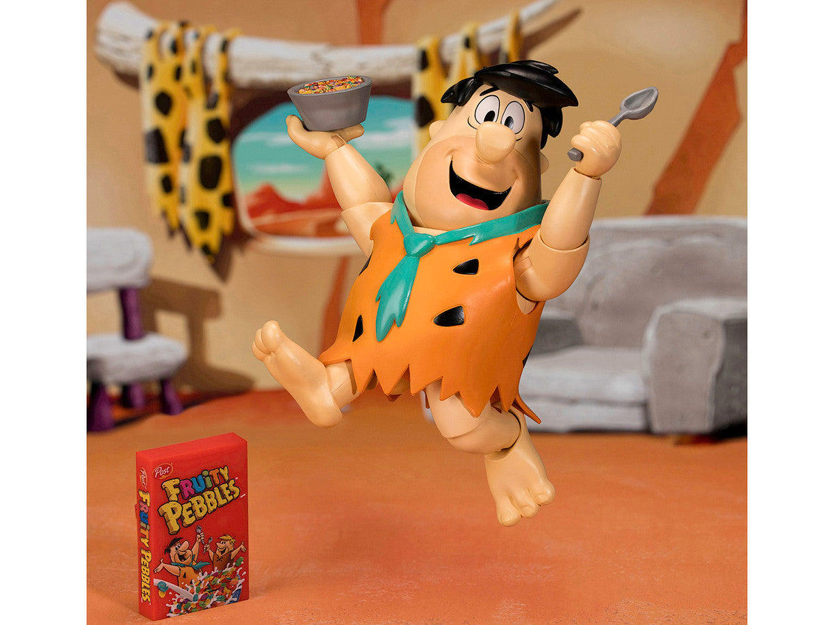 Fred Flintstone 6" Moveable Figure with Accessories and Alternate Head and Hands "The Flintstones - Post Fruity Pebbles" Model by Jada LuxuryLifeWay Online Store