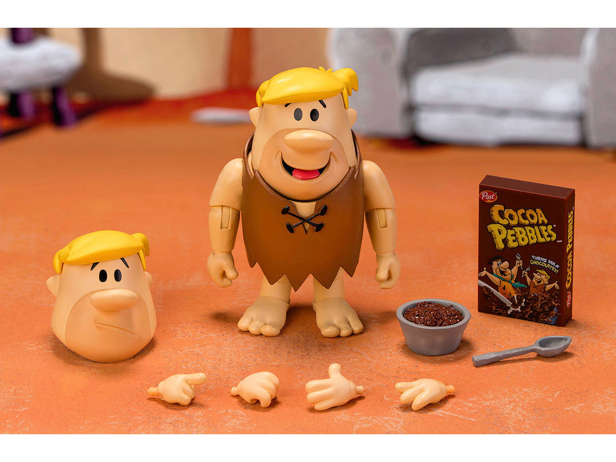 Barney Rubble 4.5" Moveable Figure with Accessories and Alternate Head and Hands "The Flintstones - Post Cocoa Pebbles" Model by Jada LuxuryLifeWay Online Store