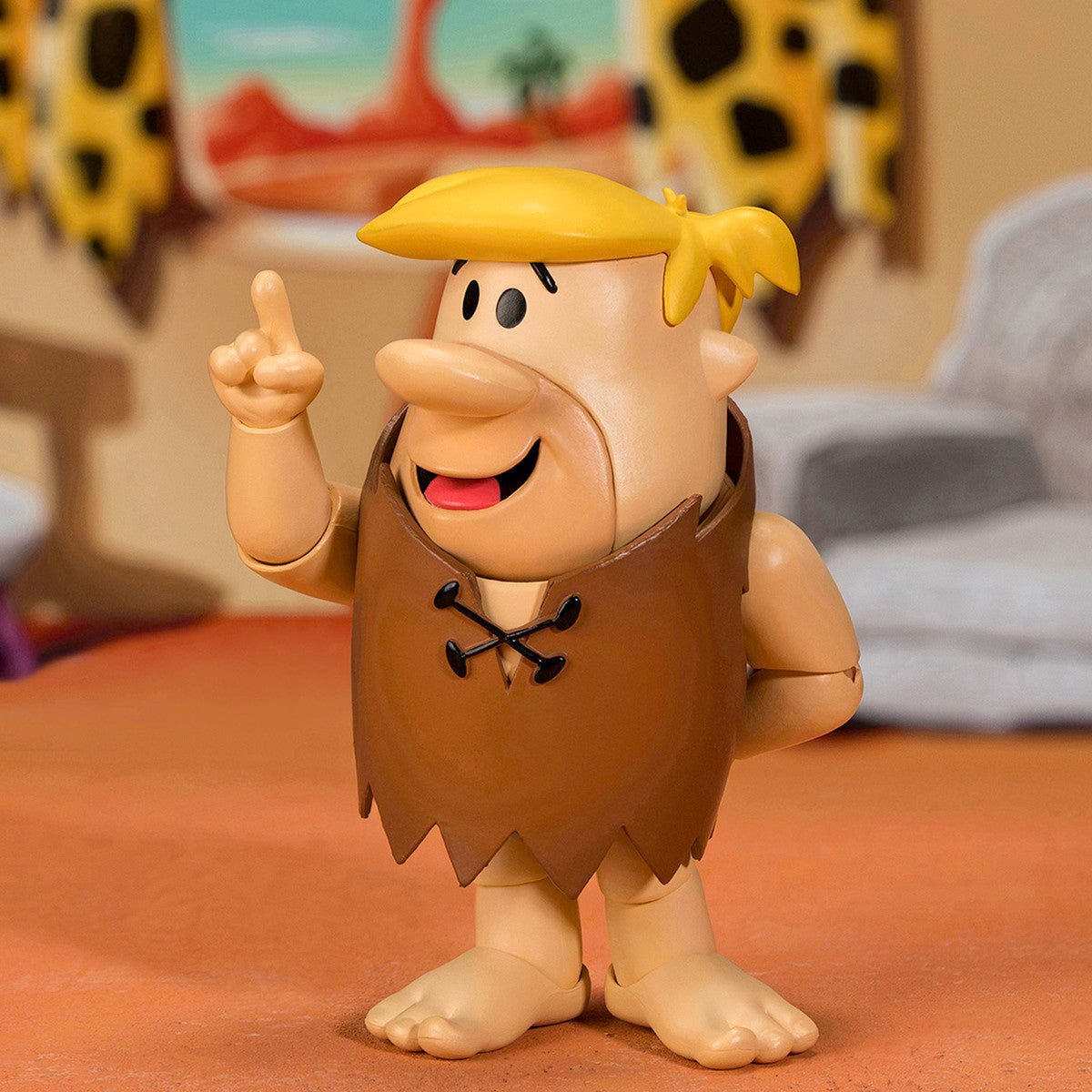 Barney Rubble 4.5" Moveable Figure with Accessories and Alternate Head and Hands "The Flintstones - Post Cocoa Pebbles" Model by Jada LuxuryLifeWay Online Store