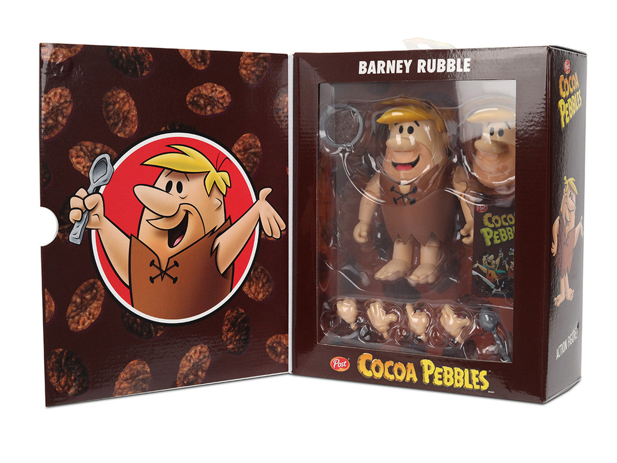 Barney Rubble 4.5" Moveable Figure with Accessories and Alternate Head and Hands "The Flintstones - Post Cocoa Pebbles" Model by Jada LuxuryLifeWay Online Store