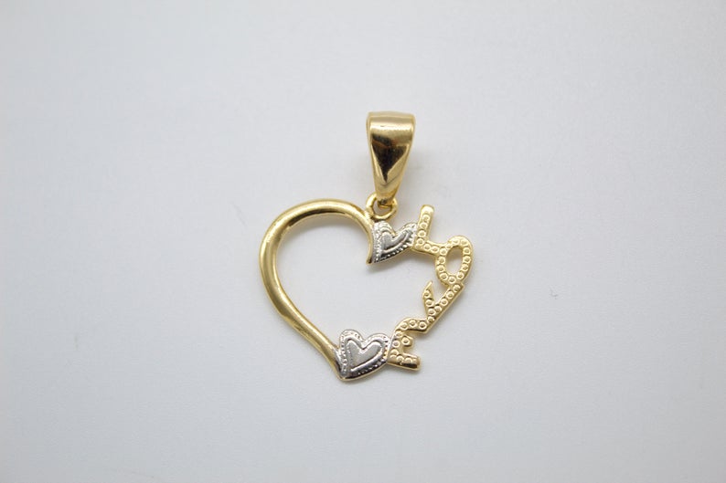 Gold Filled Heart Love LuxuryLifeWay Online Store