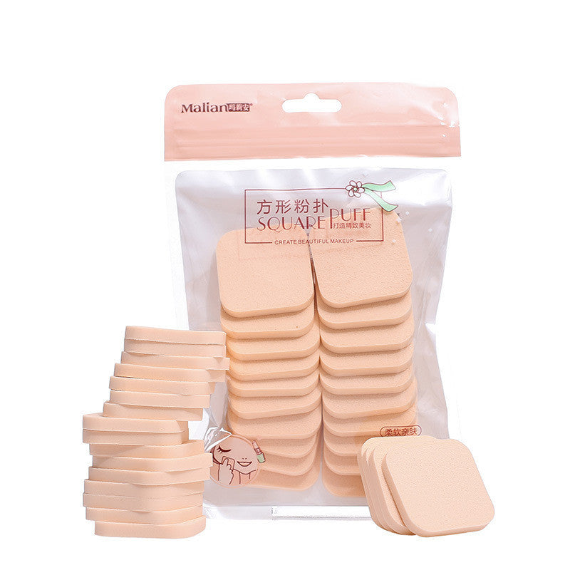 Wet And Dry Square Sponge Powder Puff Concealing And Setting Tools