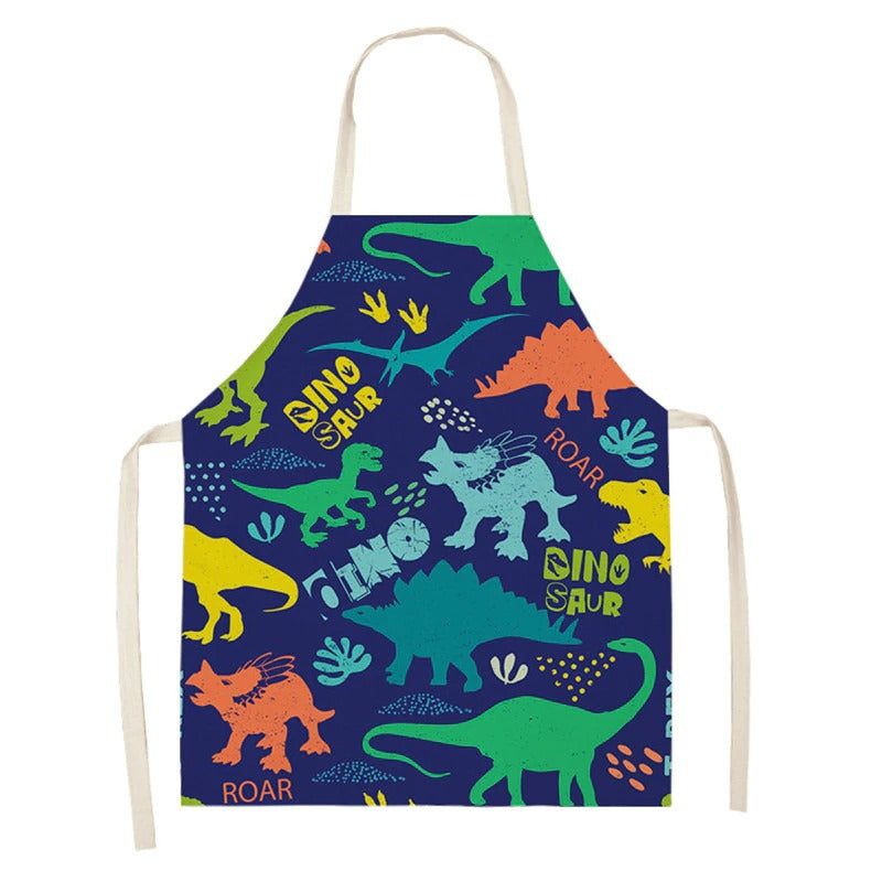 Cotton And Linen Kitchen Household Daily Use Sleeveless Coverall PearlNestDecor.com