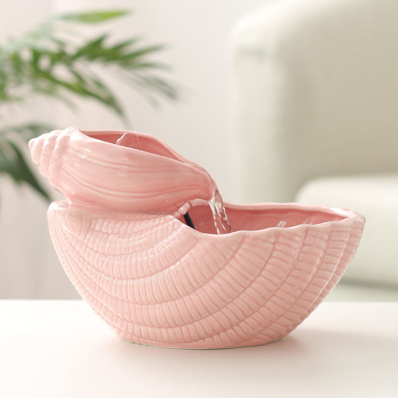 Cat Water Dispenser Ceramic Automatic Circulating Feeding Without Current Movement Pets Fashion