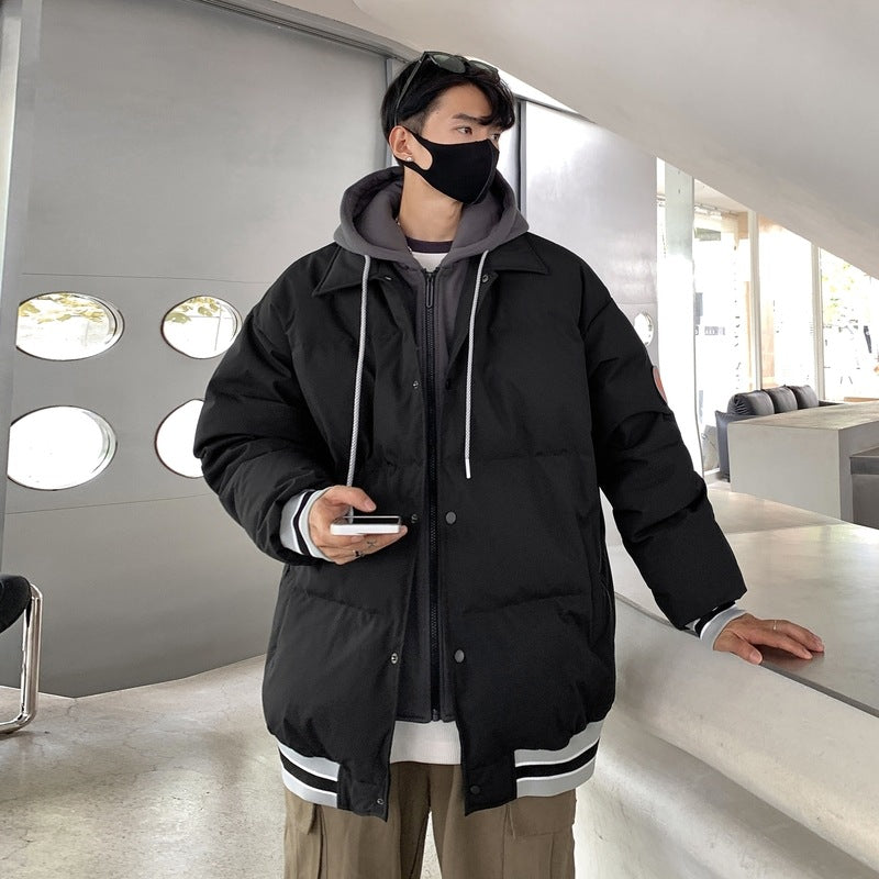 New White Duck Down Thickened Warm Couple Coat Best YouTube Store