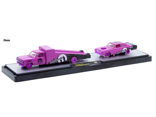 Auto Haulers Set of 3 Trucks Release 95 Limited Edition to 6000 pieces Worldwide 1/64 Diecast Model Cars by M2 Machines LuxuryLifeWay Online Store