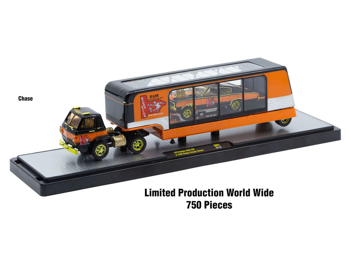 Auto Haulers Set of 3 Trucks Release 91 Limited Edition to 8000 pieces Worldwide 1/64 Diecast Model Cars by M2 Machines LuxuryLifeWay Online Store