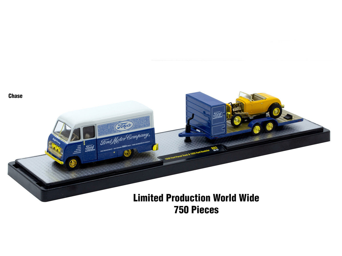 Auto Haulers Set of 3 Trucks Release 93 Limited Edition to 6000 pieces Worldwide 1/64 Diecast Model Cars by M2 Machines LuxuryLifeWay Online Store