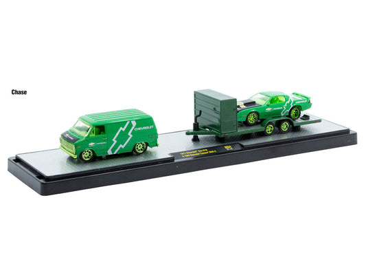 Auto Haulers Set of 3 Trucks Release 94 Limited Edition to 6000 pieces Worldwide 1/64 Diecast Models by M2 Machines LuxuryLifeWay Online Store