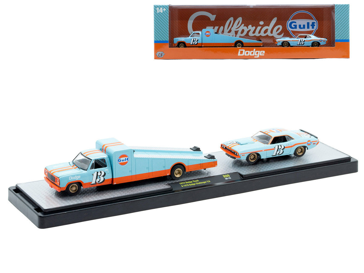 Auto Haulers Set of 3 Trucks Release 99 Limited Edition to 7600 pieces Worldwide 1/64 Diecast Models by M2 Machines LuxuryLifeWay Online Store