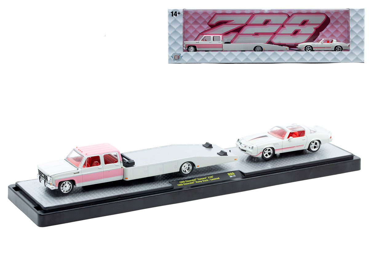 Auto Haulers Set of 3 Trucks Release 99 Limited Edition to 7600 pieces Worldwide 1/64 Diecast Models by M2 Machines LuxuryLifeWay Online Store