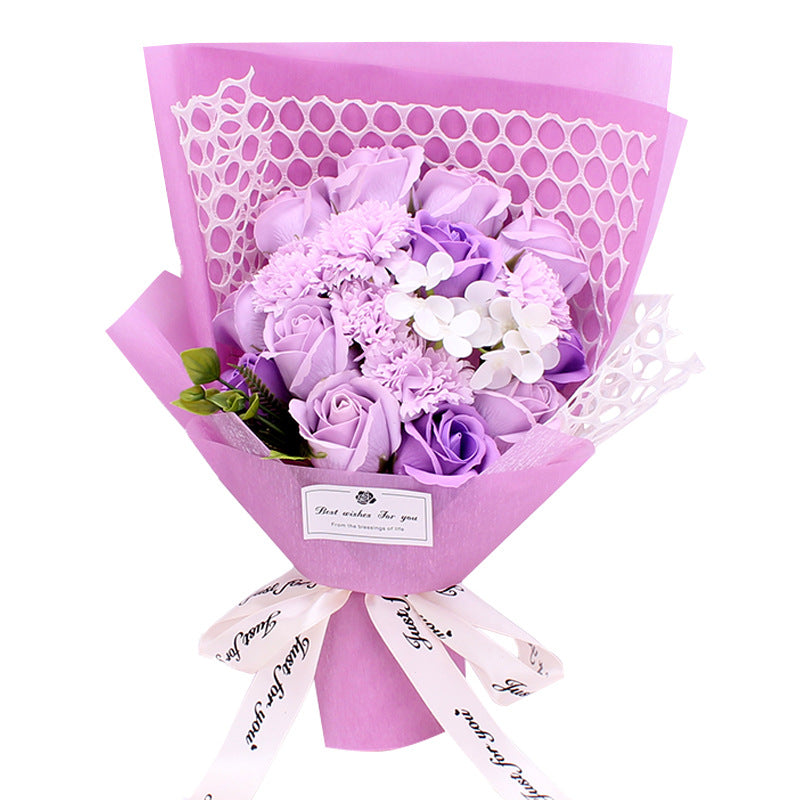 Valentine's Day Gift 19 Rose Soap Bouquet Gift Box LuxuryLifeWay Online Store