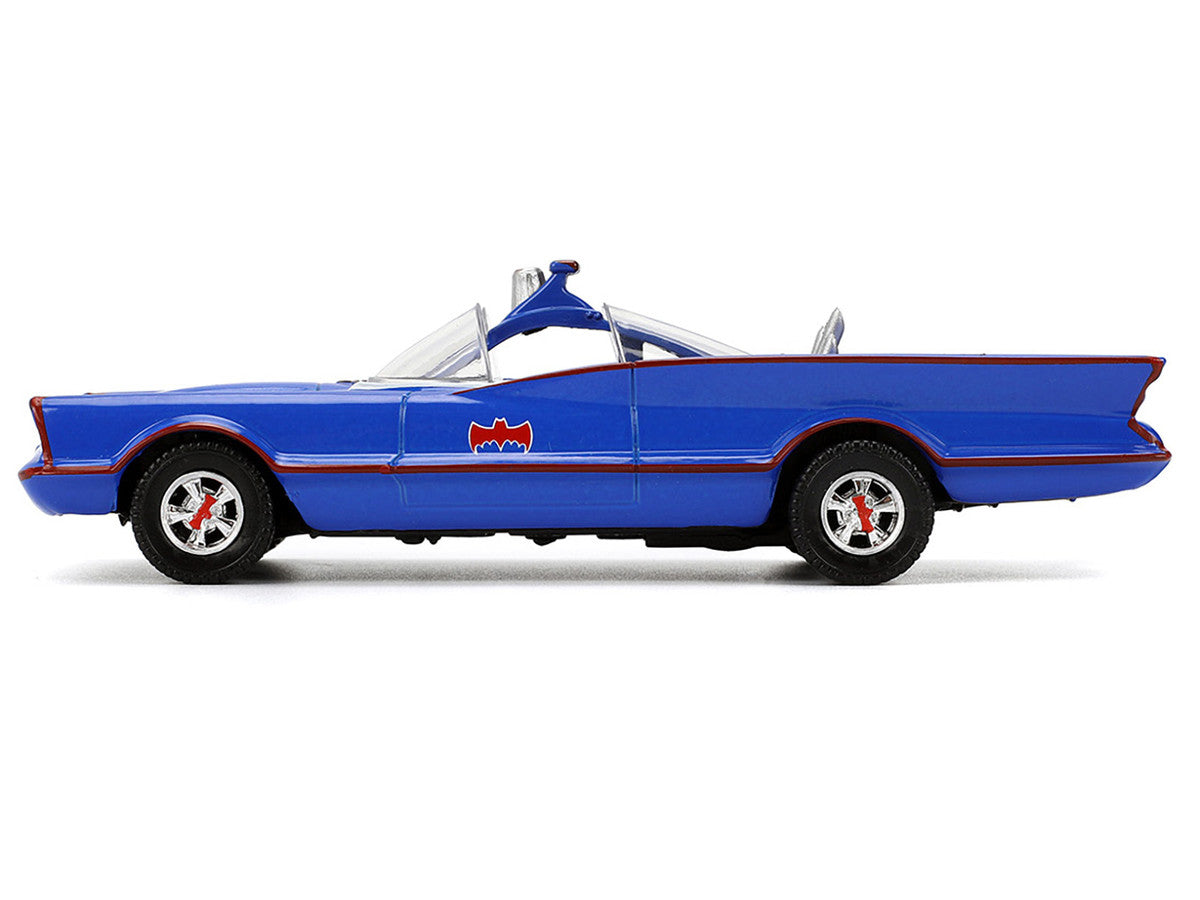 1966 Batmobile Blue "Batman" (1966-1968) Classic TV Series "Hollywood Rides" Series 1/32 Diecast Model Car by Jada LuxuryLifeWay Online Store