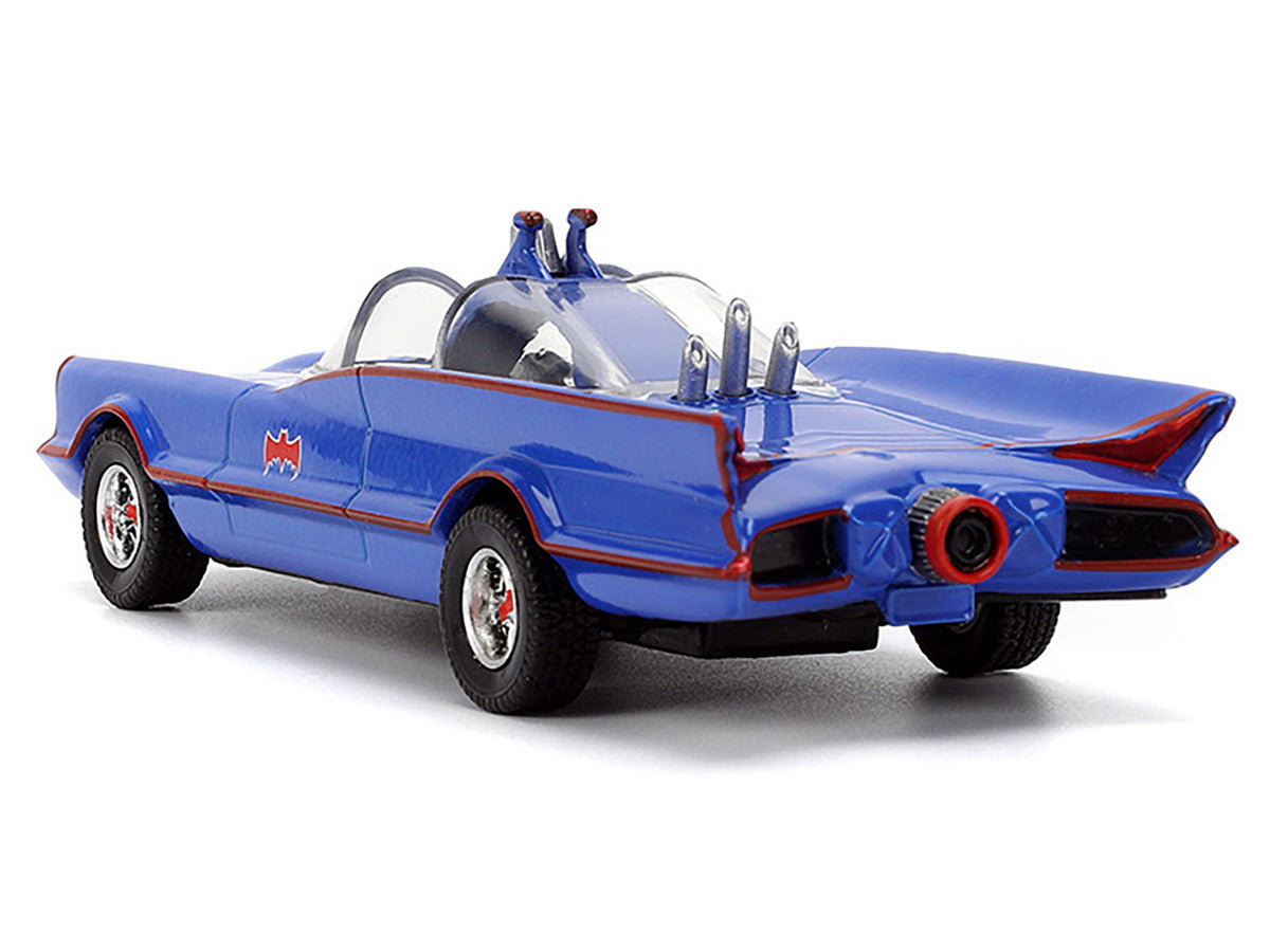 1966 Batmobile Blue "Batman" (1966-1968) Classic TV Series "Hollywood Rides" Series 1/32 Diecast Model Car by Jada LuxuryLifeWay Online Store