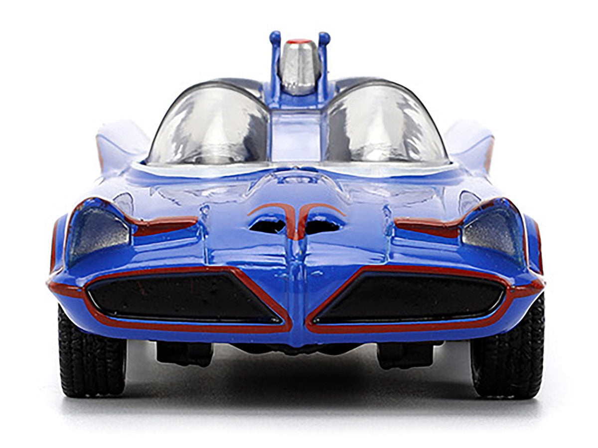 1966 Batmobile Blue "Batman" (1966-1968) Classic TV Series "Hollywood Rides" Series 1/32 Diecast Model Car by Jada LuxuryLifeWay Online Store