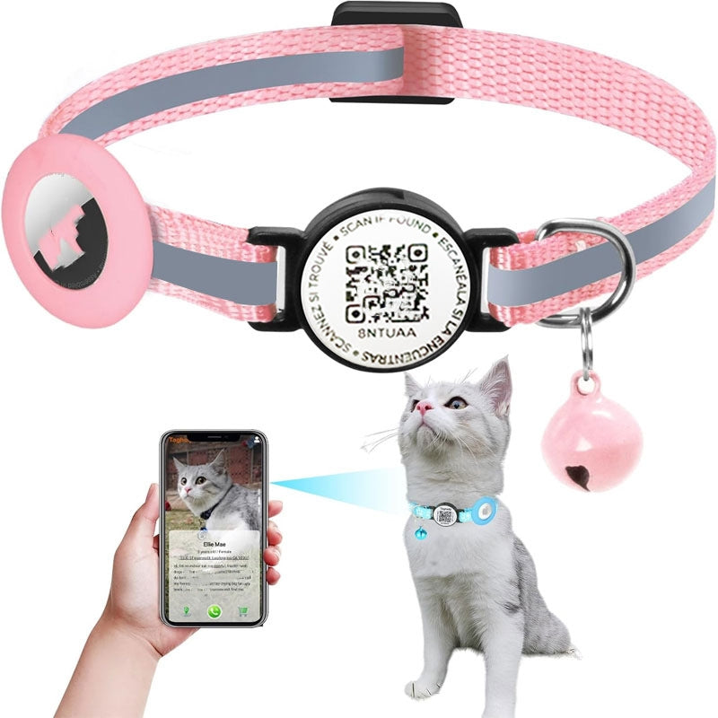 QR Code Collar Positioning Anti-lost Tracking Pet Collar Pets Fashion