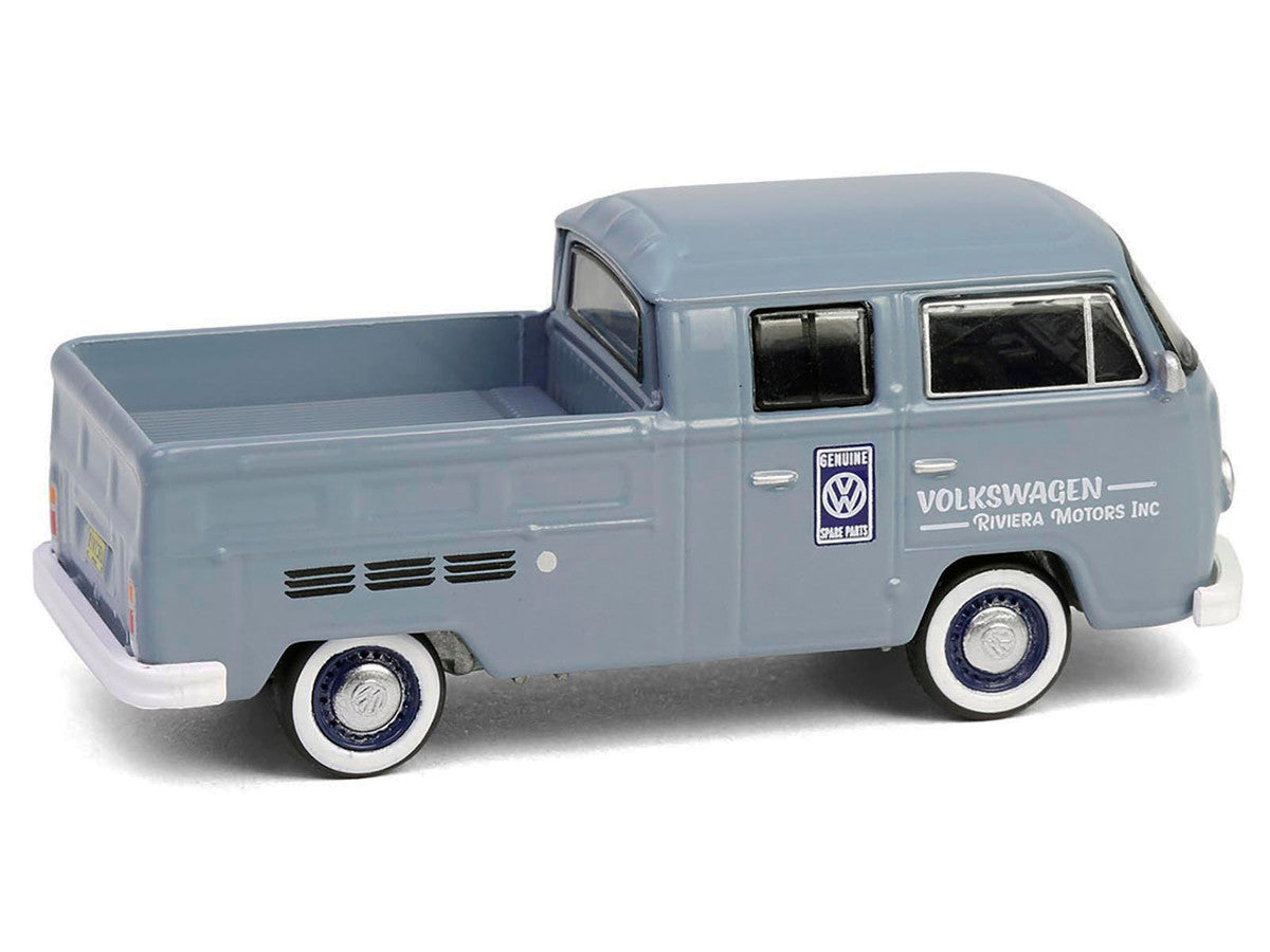 1978 Volkswagen Type 2 Double Cab Pickup Truck "Volkswagen Service" Gray "Club Vee-Dub" Series 20 1/64 Diecast Model Car by Greenlight LuxuryLifeWay Online Store