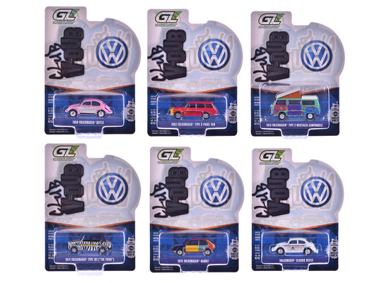 "Club Vee-Dub" Series 21 Set of 6 pieces 1/64 Diecast Model Cars by Greenlight LuxuryLifeWay Online Store
