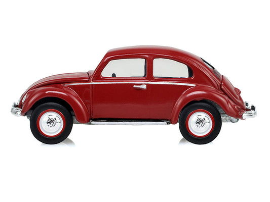 1953 Volkswagen Beetle Split Rear Window Dark Red "Club Vee-Dub" Series 22 1/64 Diecast Model Car by Greenlight LuxuryLifeWay Online Store