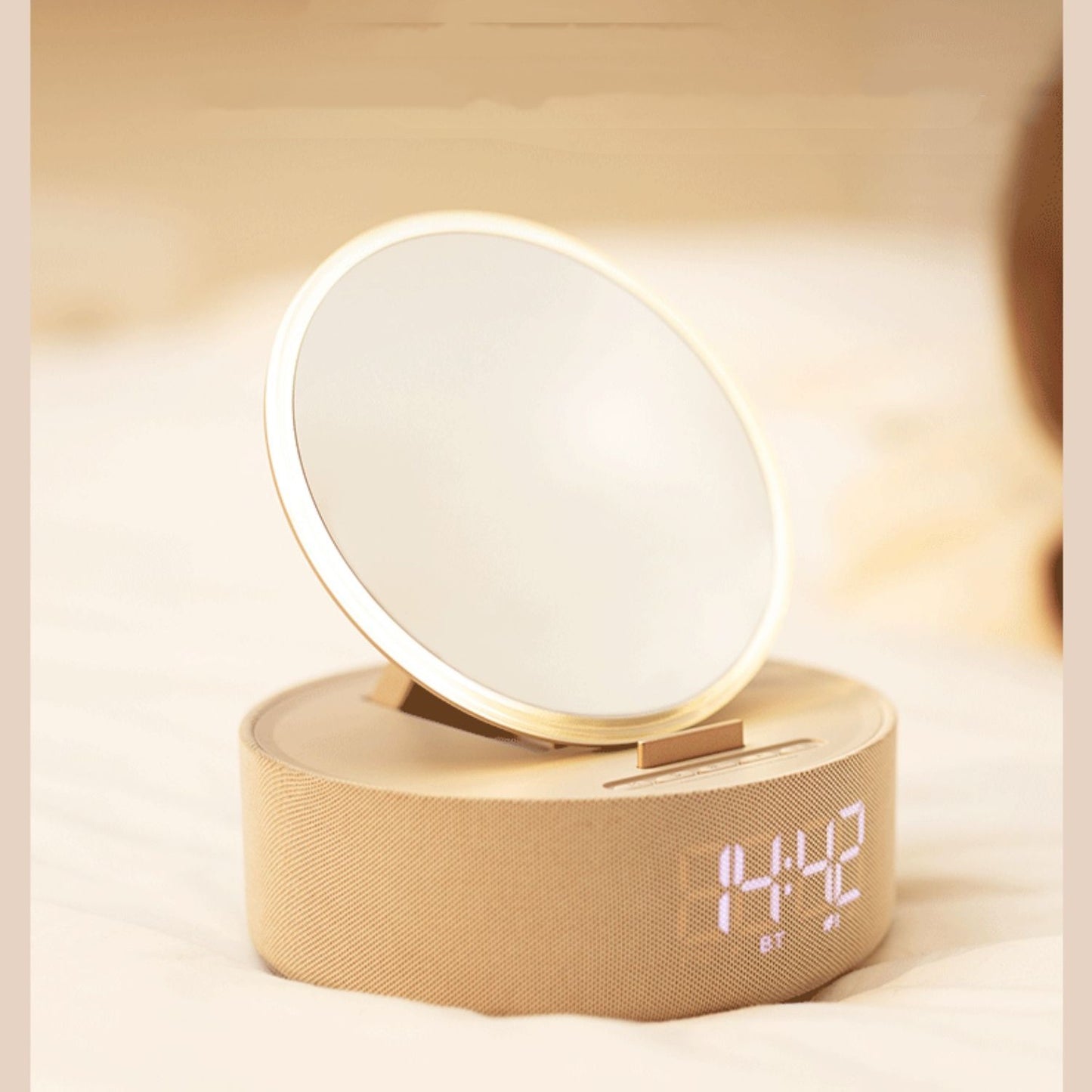 Vertical Fast Charging Of Bedside Alarm Clock Wireless Charger