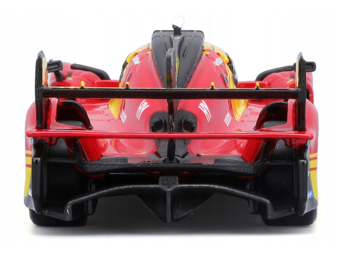 Ferrari 499P #50 Antonio Fuoco - Miguel Molina - Nicklas Nielsen "Ferrari AF Corse" Winner "24 Hours of Le Mans" (2024) "Racing" Series 1/43 Diecast Model Car by Bburago LuxuryLifeWay Online Store