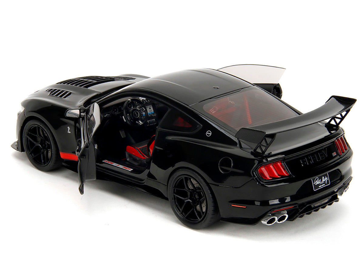 Shelby GT500 "Code Red" Black with Red Stripes "Pink Slips" Series 1/18 Diecast Model Car by Jada LuxuryLifeWay Online Store