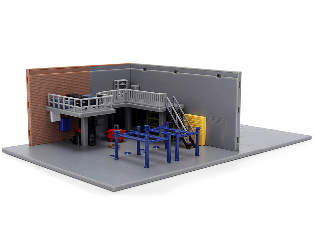 "Fast & Furious" Han's Garage Diorama with 2 Cars and Accessories "Nano Scene" Series 1/32 Model by Jada LuxuryLifeWay Online Store