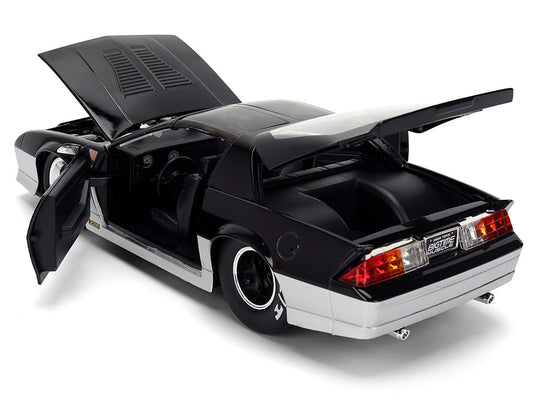 1985 Chevrolet Camaro Z28 "Mickey Thompson" Black and Silver Metallic "Bigtime Muscle" Series 1/24 Diecast Model Car by Jada LuxuryLifeWay Online Store