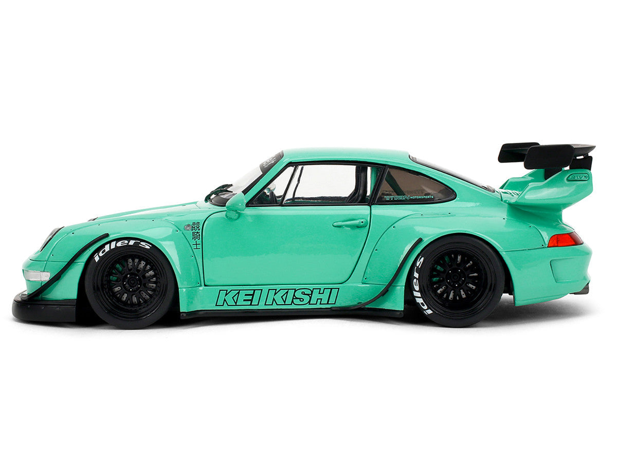 RWB Body Kit "Kei Kishi" Light Blue "Pink Slips" Series 1/18 Diecast Model Car by Jada LuxuryLifeWay Online Store