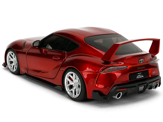 Toyota GR Supra Red Metallic "Pink Slips" Series 1/18 Diecast Model Car by Jada LuxuryLifeWay Online Store