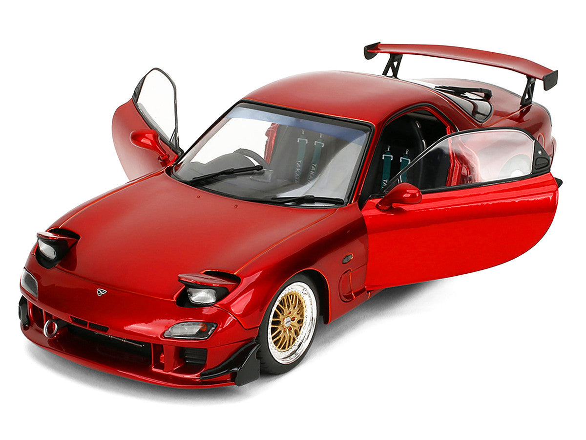 Mazda RX7 Type RS (FD3S) RHD (Right Hand Drive) Orange Metallic "Pink Slips" Series 1/18 Diecast Model Car by Jada LuxuryLifeWay Online Store