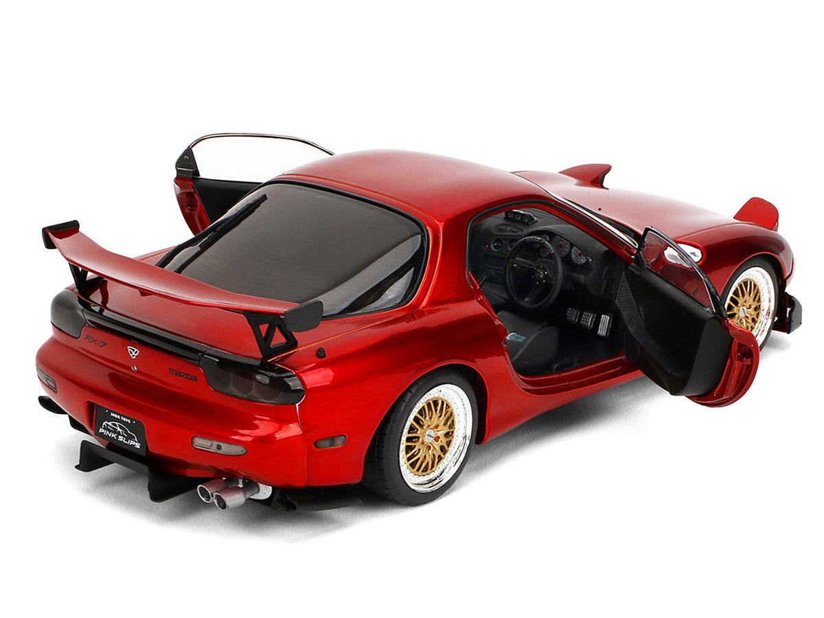 Mazda RX7 Type RS (FD3S) RHD (Right Hand Drive) Orange Metallic "Pink Slips" Series 1/18 Diecast Model Car by Jada LuxuryLifeWay Online Store