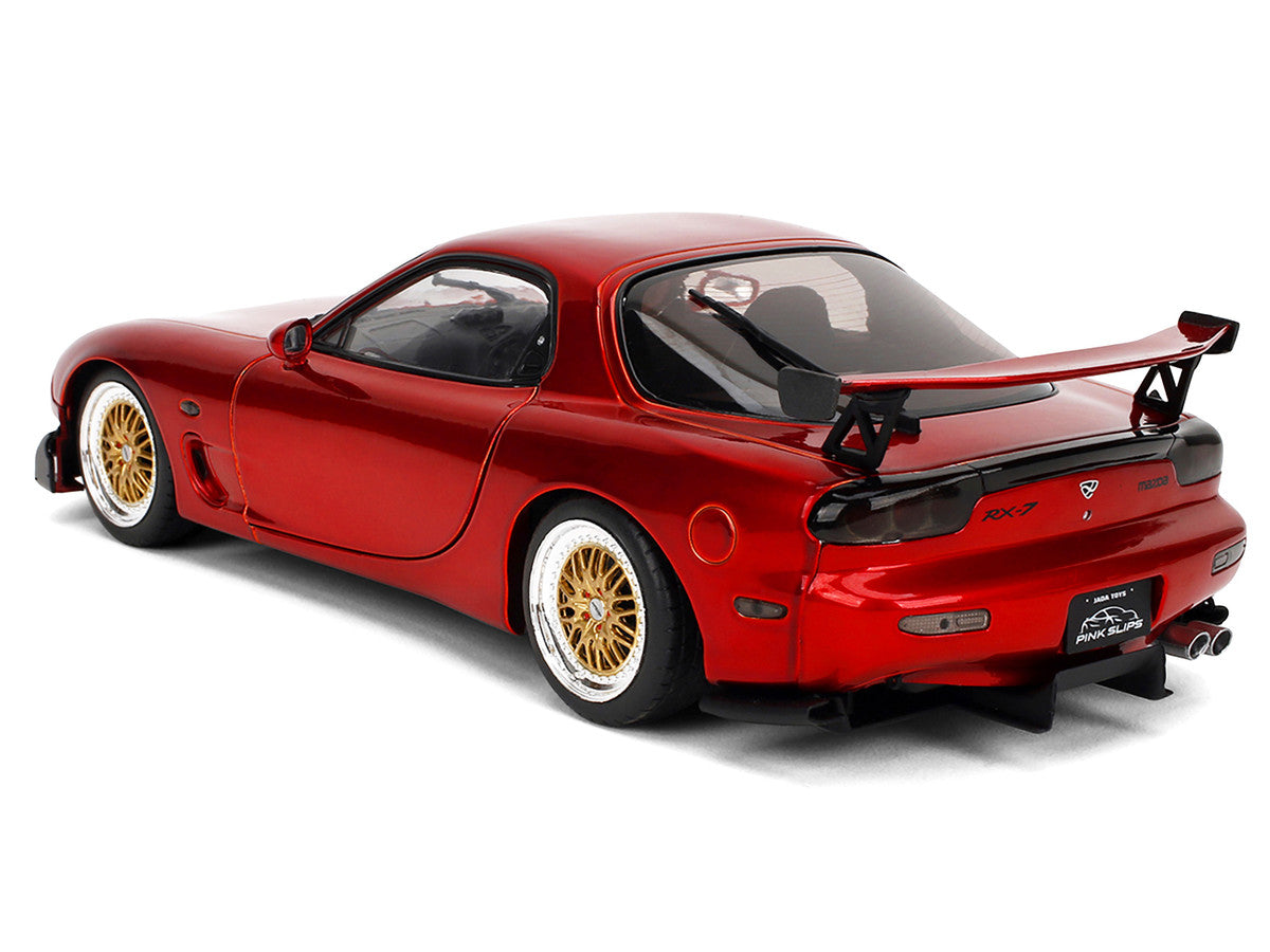 Mazda RX7 Type RS (FD3S) RHD (Right Hand Drive) Orange Metallic "Pink Slips" Series 1/18 Diecast Model Car by Jada LuxuryLifeWay Online Store