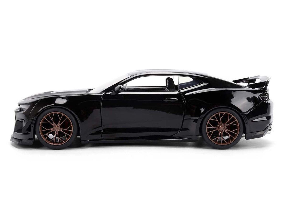 2024 Chevrolet Camaro ZL1 1LE Black "Fast X" (2023) Movie "Fast & Furious 25th Anniversary" Series 1/24 Diecast Model Car by Jada LuxuryLifeWay Online Store