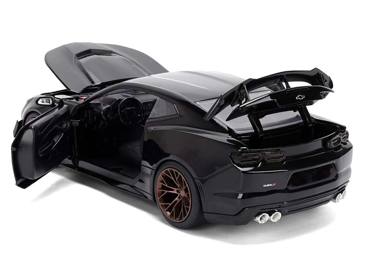 2024 Chevrolet Camaro ZL1 1LE Black "Fast X" (2023) Movie "Fast & Furious 25th Anniversary" Series 1/24 Diecast Model Car by Jada LuxuryLifeWay Online Store