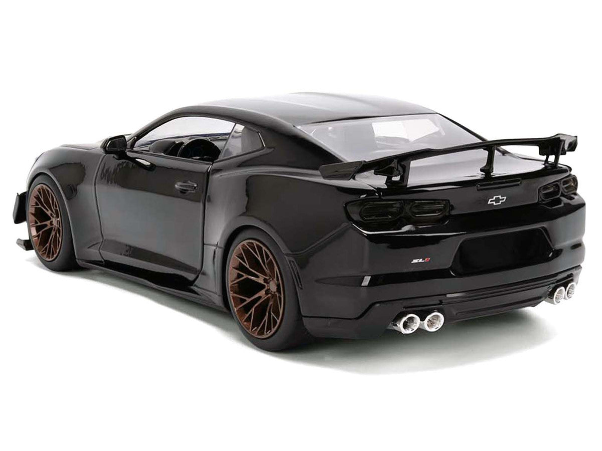 2024 Chevrolet Camaro ZL1 1LE Black "Fast X" (2023) Movie "Fast & Furious 25th Anniversary" Series 1/24 Diecast Model Car by Jada LuxuryLifeWay Online Store